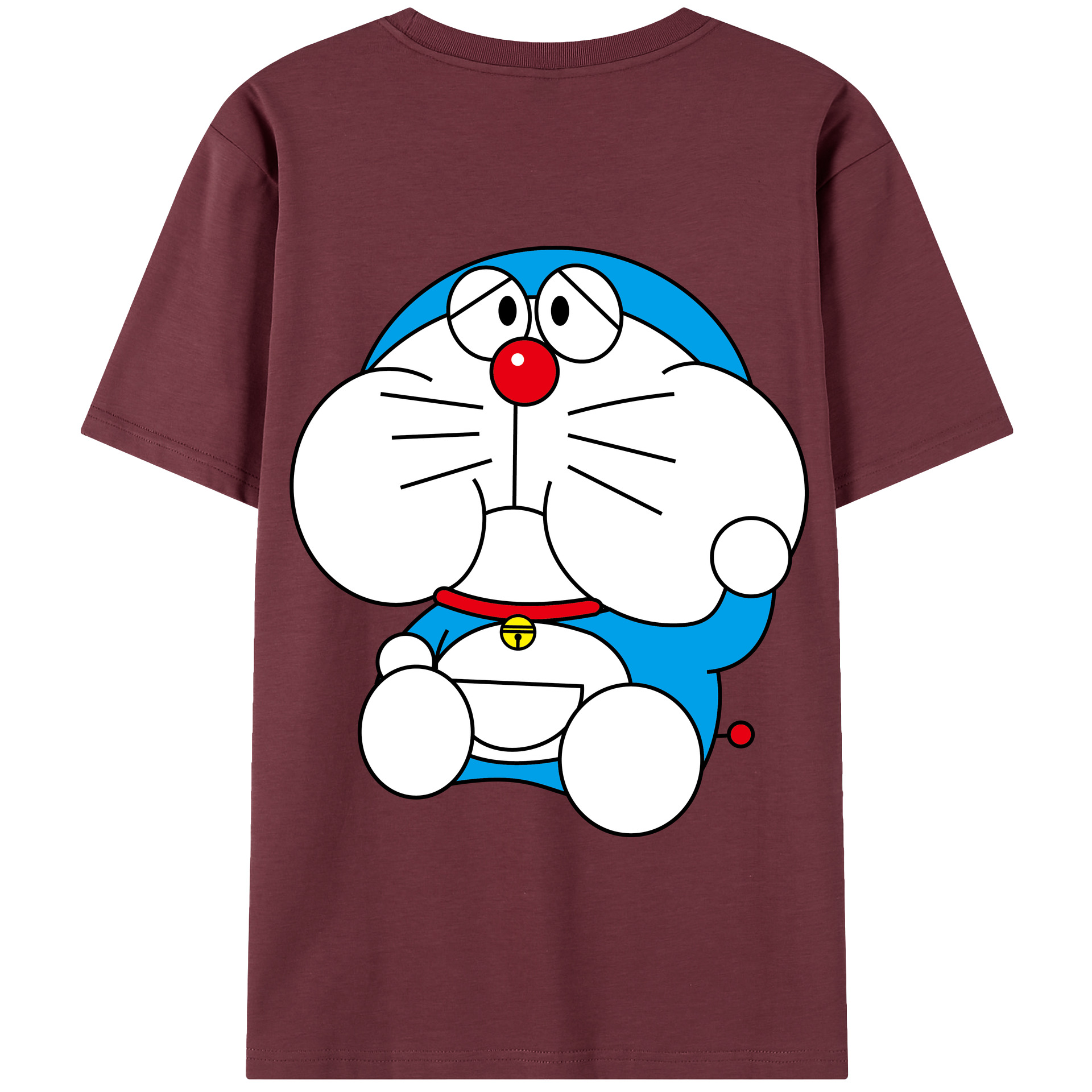（画像用） ドラえもん Doraemon 綿100％半袖Tシャツ（背面プリント）